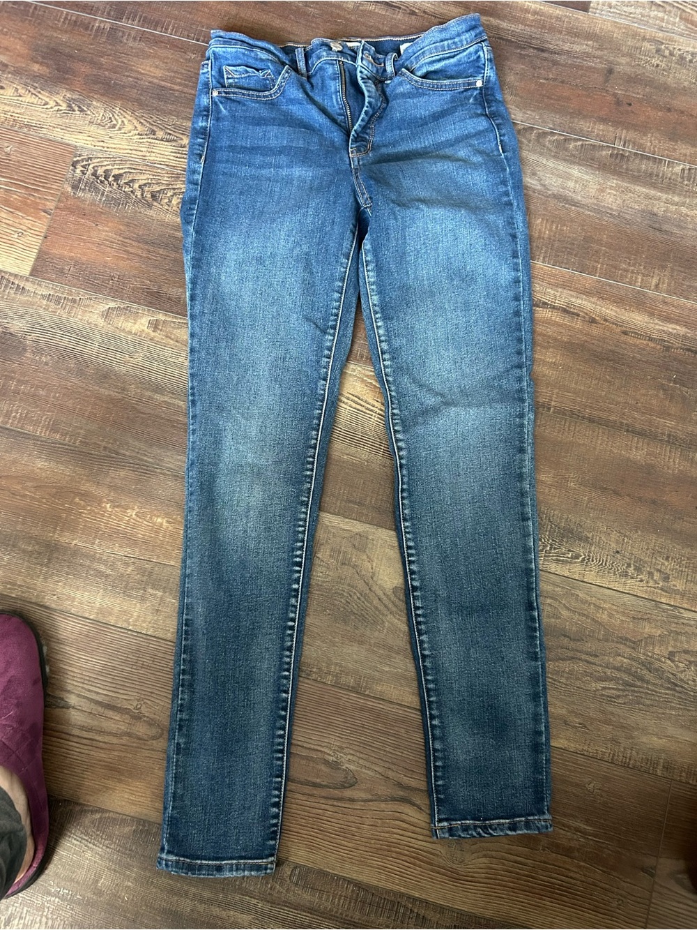 Jessica Simpson High Rise Forever Skinny Jeans Women’s Size (27) 4 Dark Wash
